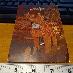 Postcard - Wine Table, Meramec Caverns - Jesse James Hideout - Stanton, Missouri